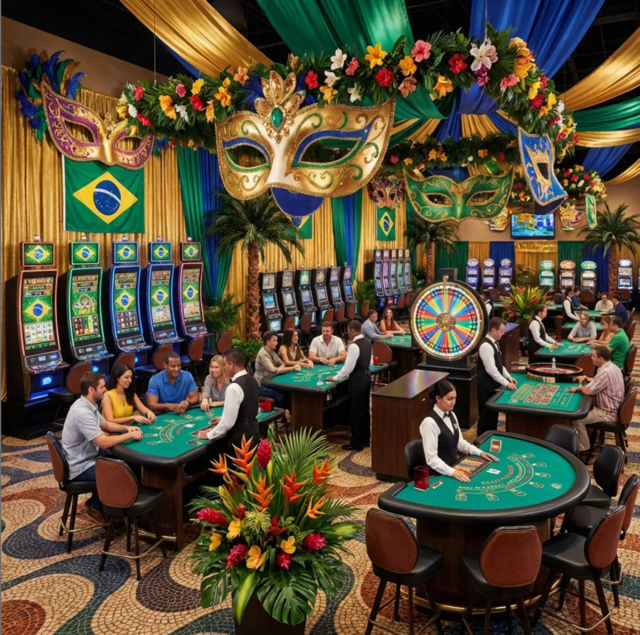 Interface do cassino ao vivo